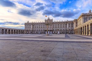 Vista del Palacio Real de Madrid 