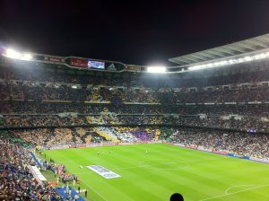 Panorámica del estadio Santiago Bernabéu
