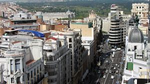 Imagen aérea de Madrid 