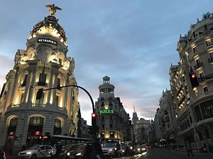 Imagen de la Gran Vía de Madrid