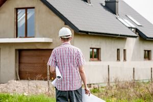 Imagen de una vivienda en construcción