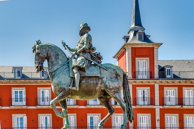 Imagen de la plaza Mayor de Madrid 