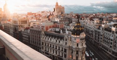 Foto aérea de Madrid