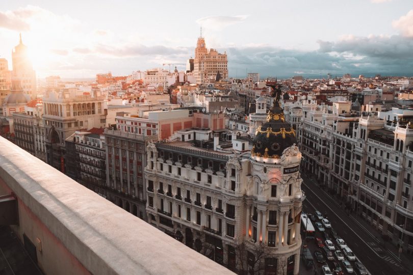 Foto aérea de Madrid